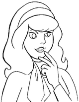 coloriage daphne surprise